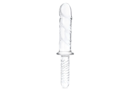 11" Girthy Cock Double-Ended with Handle