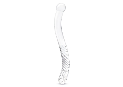 11" Glass Double-Ended Pelvic Wand