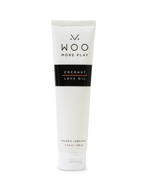 Woo More Play Coconut Love Oil Natural Lube 3.3 fl.oz. (100 mL)