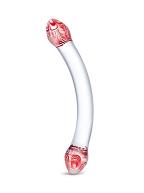 8" Red Head Double Dildo