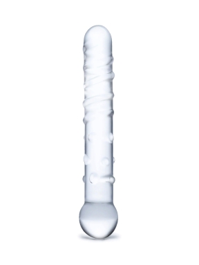 7” Callisto Clear Glass Dildo