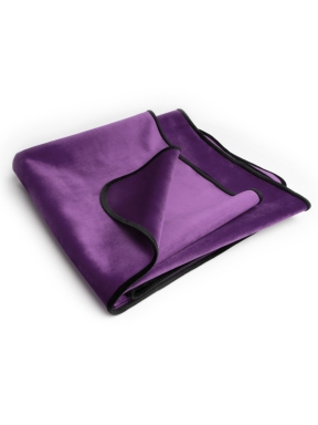 Liberator Fascinator Throw King Size Moisture-Proof Sensual Blanket - Aubergine