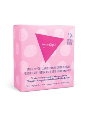 SweetSpot Labs On-The-Go Feminine Wipettes 7 ct.