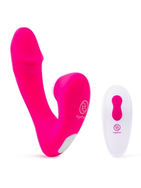 Together Vibes Internal Kisses Remote Controlled Vibrator